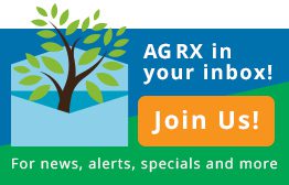 Graphic: AG RX in your inbox! Join us for news, alerts, specials and more